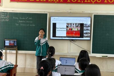 TRƯỜNG TIỂU HỌC NINH SƠN – PHƯỜNG NAM HOA LƯ TỔ CHỨC THÀNH CÔNG CHUYÊN ĐỀ “LỚP HỌC KHÔNG BIÊN GIỚI” MÔN TIÊNG ANH LỚP 5 VỚI TRƯỜNG TIỂU HỌC ĐỒNG PHONG – XÃ NHO QUAN