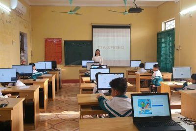 TRƯỜNG TIỂU HỌC NINH SƠN TỔ CHỨC CUỘC THI VIOLYMPIC TOÁN VÀ TOÁN TIẾNG ANH CẤP TỈNH