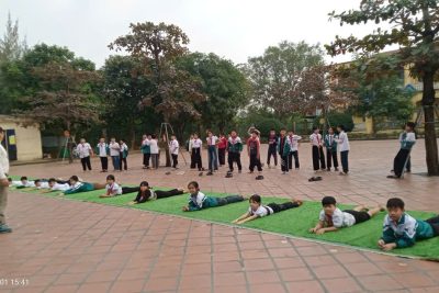 trường Tiểu học Ninh Sơn quan tâm rèn luyện thể lực, phát triển thể chất cho học sinh